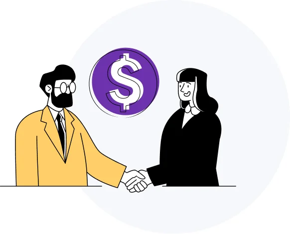Employees smiling